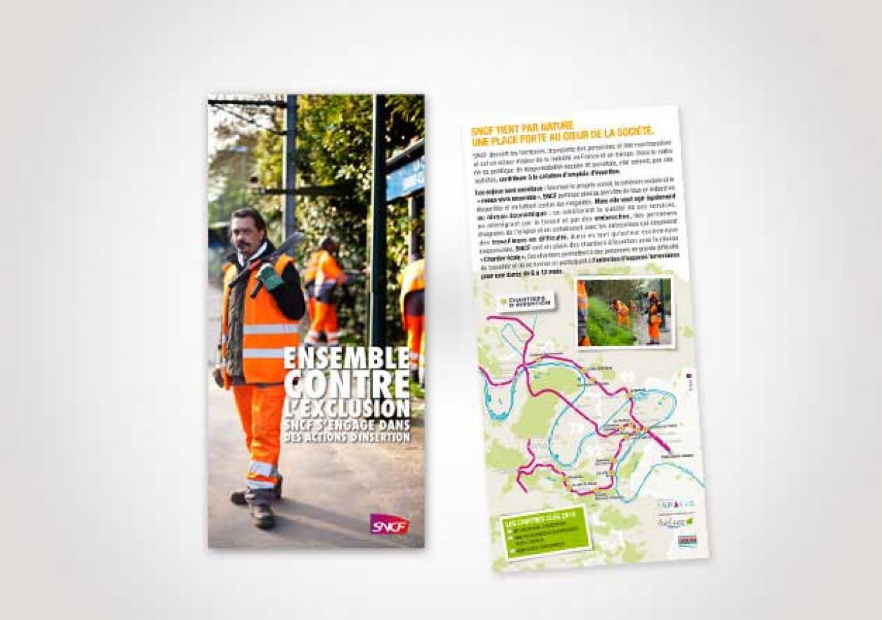 Flyer - Campagne d’information lutte contre l’exclusion SNCF