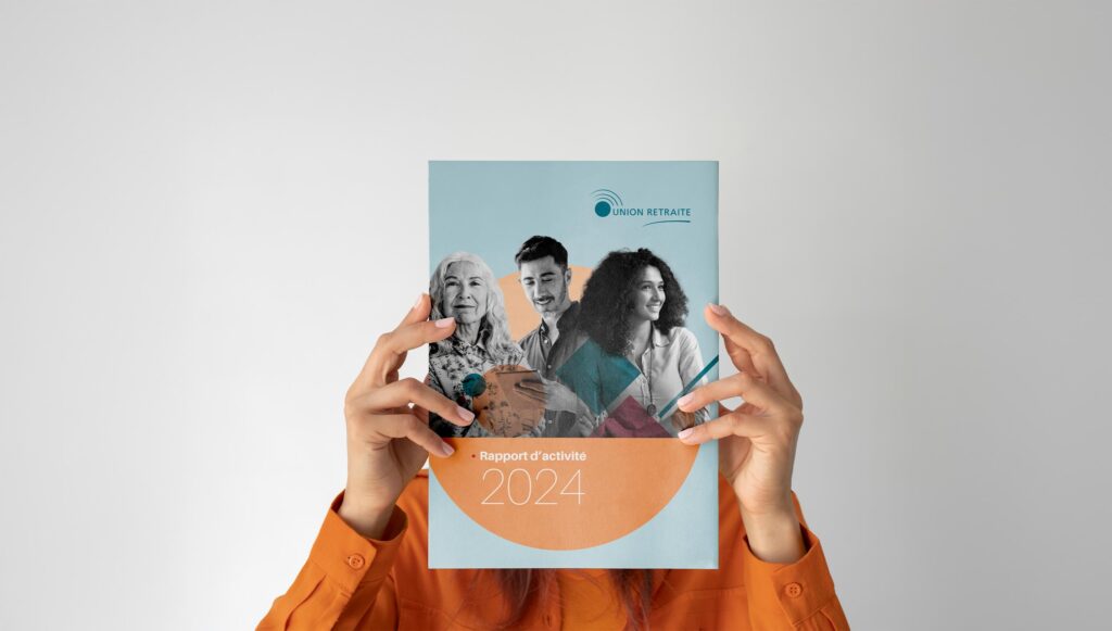 Couverture rapport d'activité de l'Union Retraite 2024