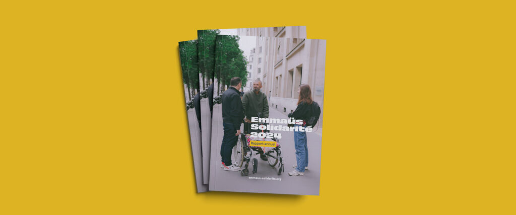Couverture du rapport annuel 2024 d'EMMAUS SOLIDARITÉ