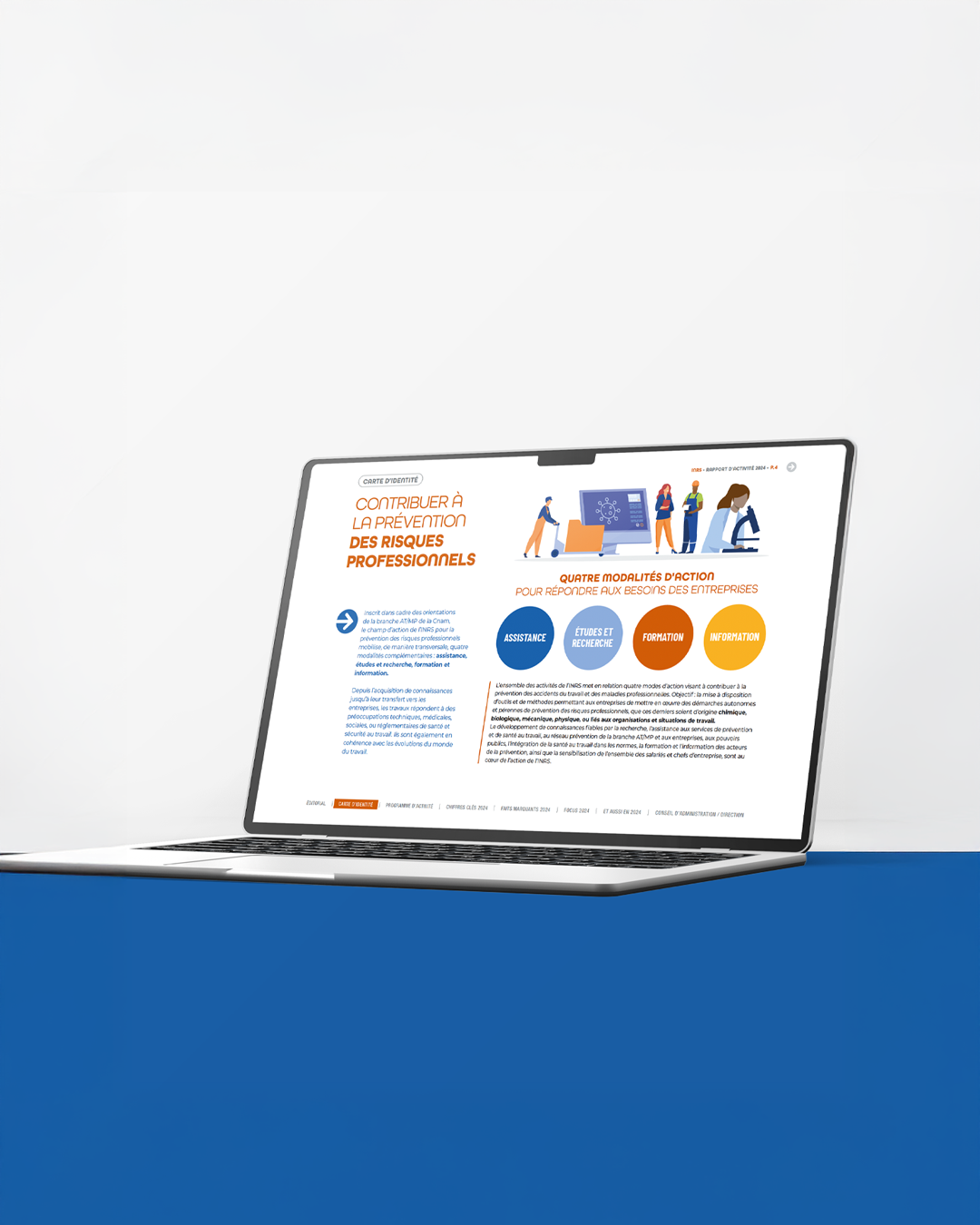 Rapport d'activité INRS 2024
