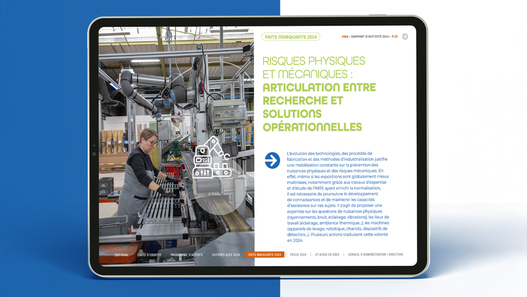 Rapport d'activité INRS 2024